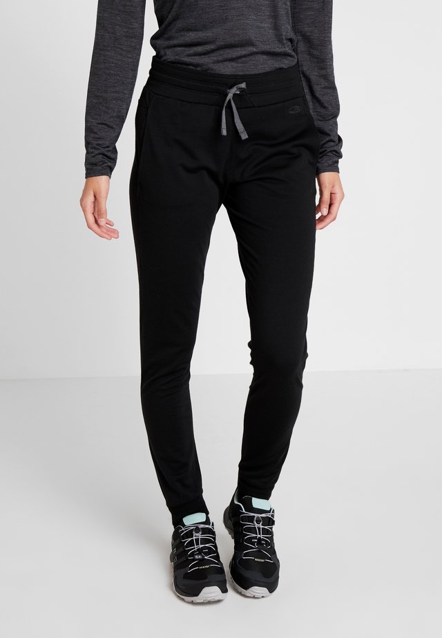 CRUSH PANTS - Tracksuit bottoms - black