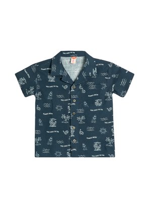 Koton PRINTED - Skjorta - mottled dark blue