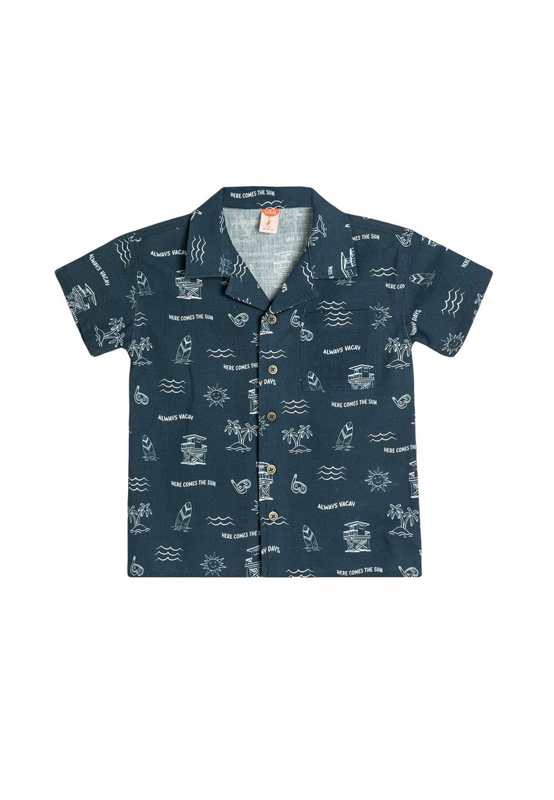 Koton PRINTED - Skjorter - mottled dark blue
