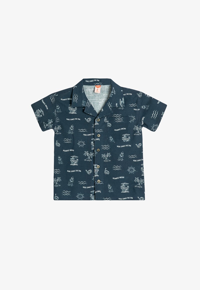 Koton PRINTED - Vapaa-ajan kauluspaita - mottled dark blue