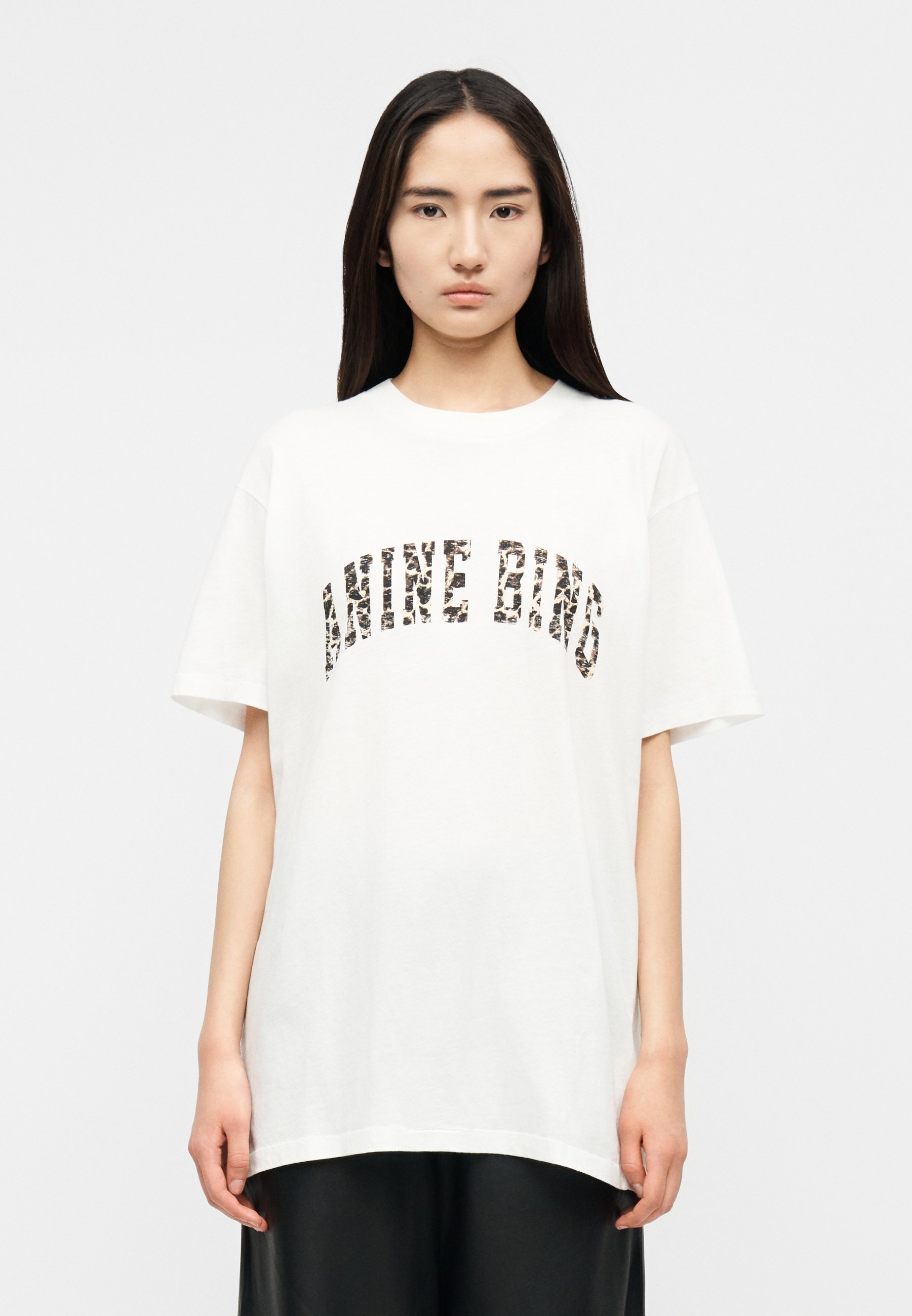 ANINE BING WALKER TEE - Print T-shirt - ivory/off-white - Zalando