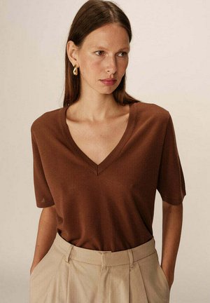 PADOUE - T-shirt basique - chocolat