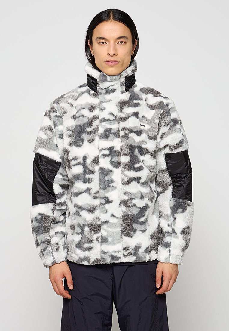 Rains Fleecejas wit Rains Fleecejas wit