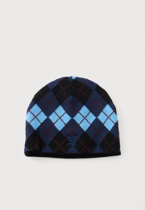 Edwin, REVERSIBLE SKULLCAP UNISEX - Плетена шапка - blue