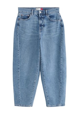 Next, TALL FIT - BARREL LEG JEANS . - Pernera ancha - mid blue