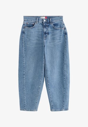 Next, TALL FIT - BARREL LEG JEANS . - Wide Leg - mid blue