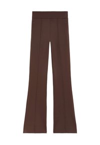 HIGH-RISE WARM FLARE - Hlače - brown