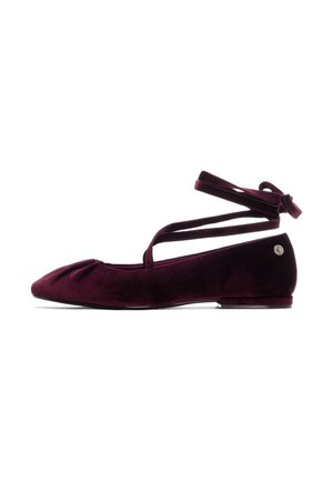 Bailarinas con hebilla - burgundy