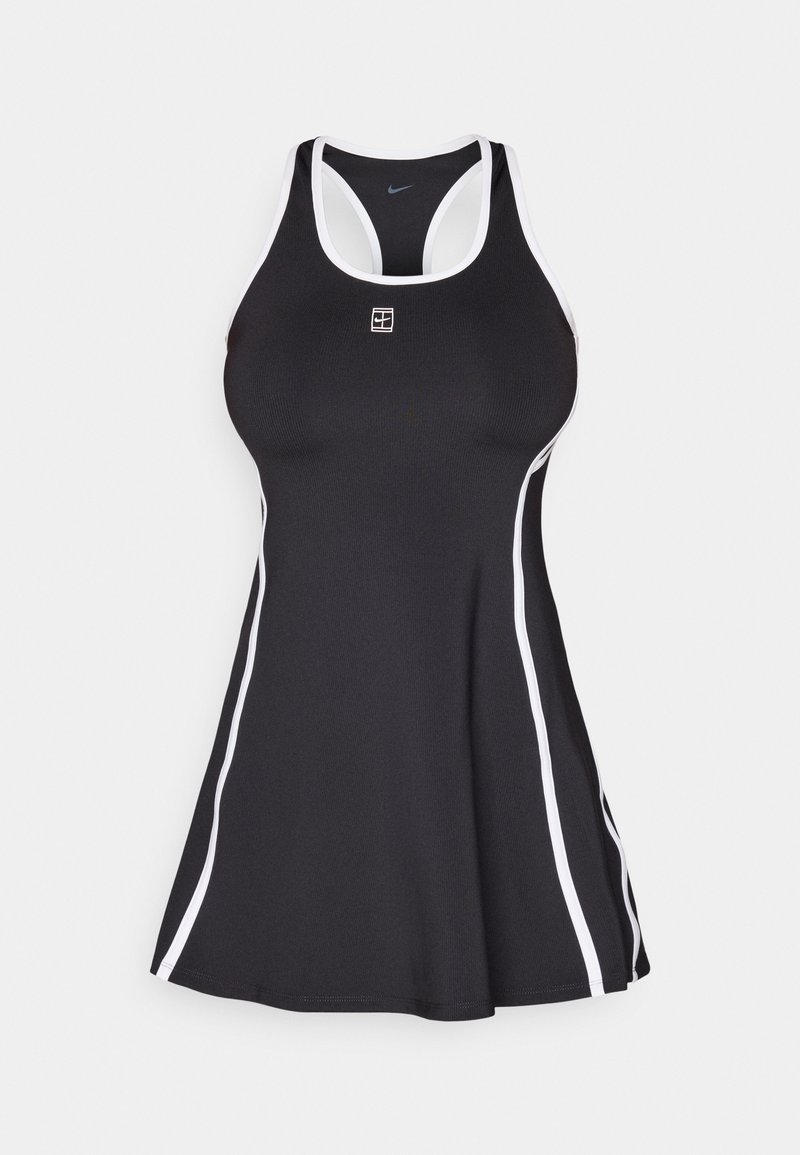 Nike Performance NIKECOURT ADVANTAGE DRESS NOVELTY - Sports dress - black/ white/black - Zalando Nike Performance NIKECOURT ADVANTAGE DRESS NOVELTY - Sports dress - black/ white/black - Zalando