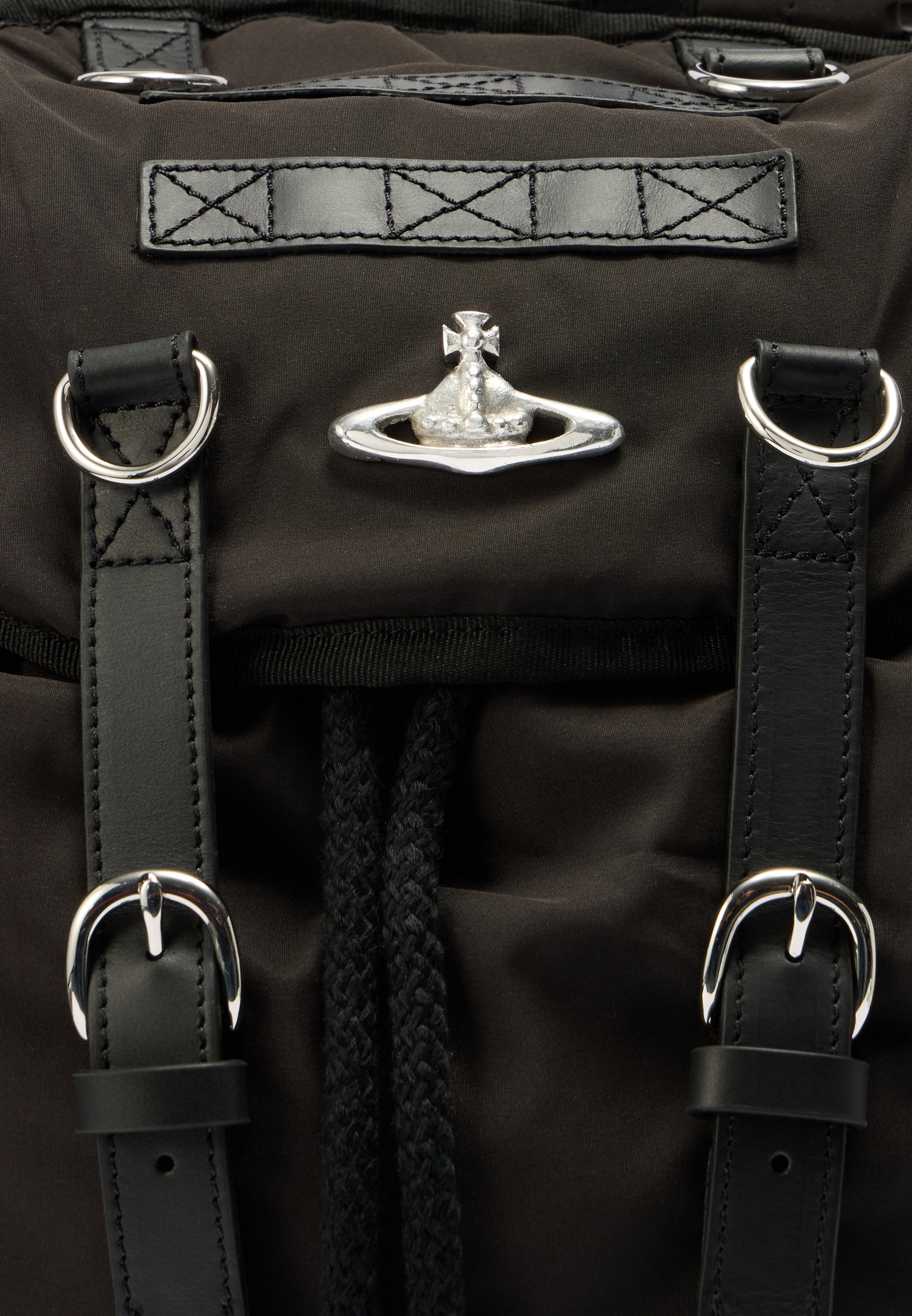 Vivienne Westwood HIGHLAND UNISEX - Backpack - black/silver