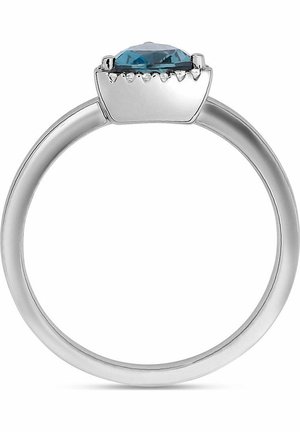 CHRIST Ring - weißgold/blau
