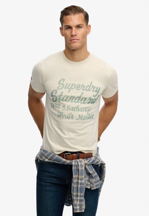 T-shirt print - oatmeal beige