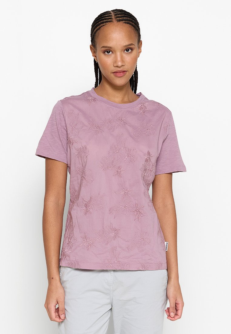 Napapijri T-shirt print paars Napapijri T-shirt print paars