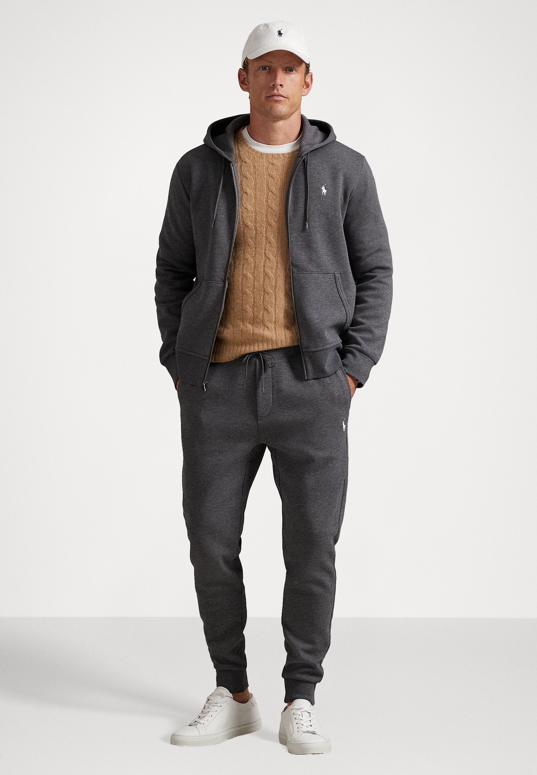 Polo Ralph Lauren DOUBLE KNIT FULL ZIP HOODIE - Zip-up sweatshirt Polo Ralph Lauren DOUBLE KNIT FULL ZIP HOODIE - Zip-up sweatshirt