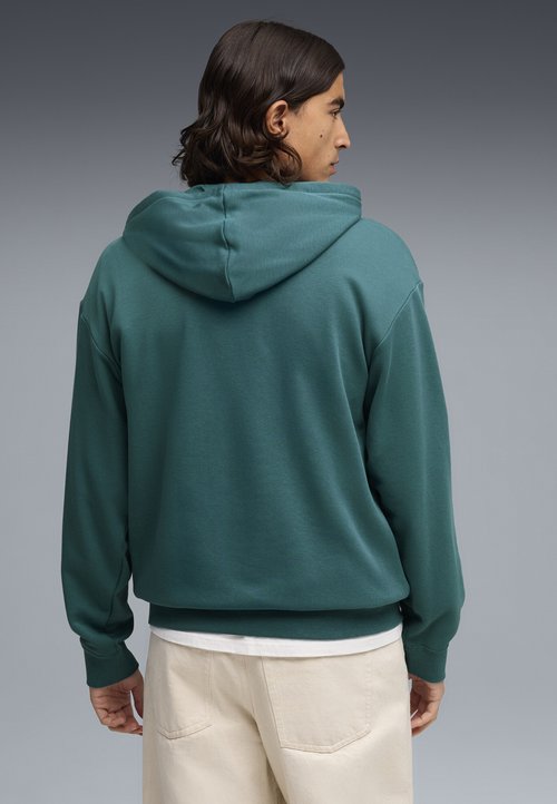 PUMA ESSENTIALS RELAXED NO.1 LOGO HOODIE - Jersey con capucha - emerald ice — foto 2