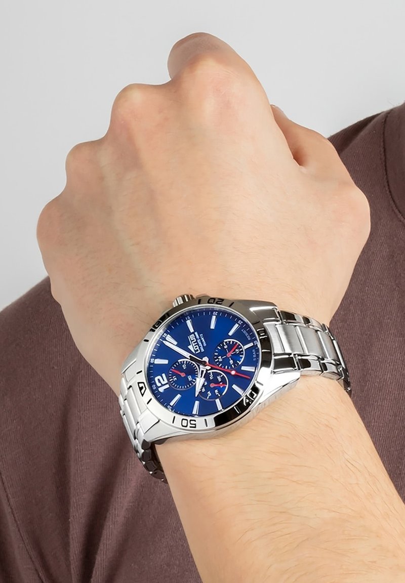 Lotus MULTIFUNKTION - Montre à aiguilles - silberfarben