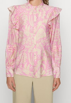Button-down blouse - pink