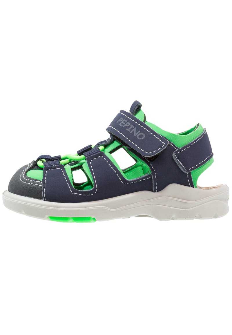 Kinder Riemchensandalen | Pepino GERY Trekkingsandale nautic/neongreen/dunkelblau - XD71355 Kinder Riemchensandalen | Pepino GERY Trekkingsandale nautic/neongreen/dunkelblau - XD71355