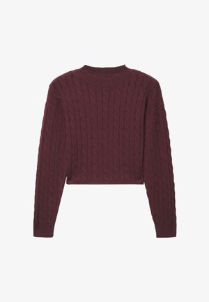 Calliope, MAGLIA TINTA UNITA - Jumper - prugna