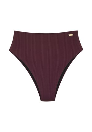 HIGHWAIST - Bikini-Hose - weinrot