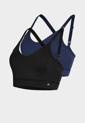 Even&Odd active, 2 PACK MATERNITY SPORTS BRA - Soutien-gorge d’allaitement - dark blue/black