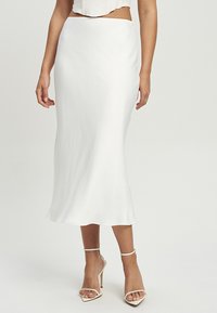 CHANCERY MERRIE - A-lõikeline seelik - white