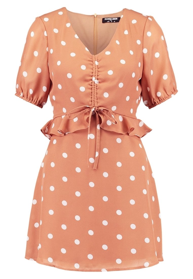 Fashion Union Day dress - apricot - (Pre-owned) - Zalando.ie