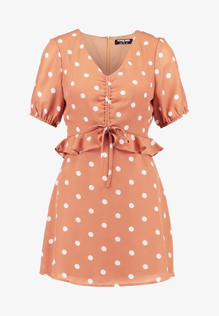 Fashion Union Day dress - apricot - (Pre-owned) - Zalando.ie Fashion Union Day dress - apricot - (Pre-owned) - Zalando.ie