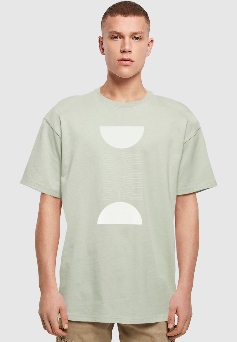 Merchcode ABSTRACT LINES - T-shirts print - softsalvia