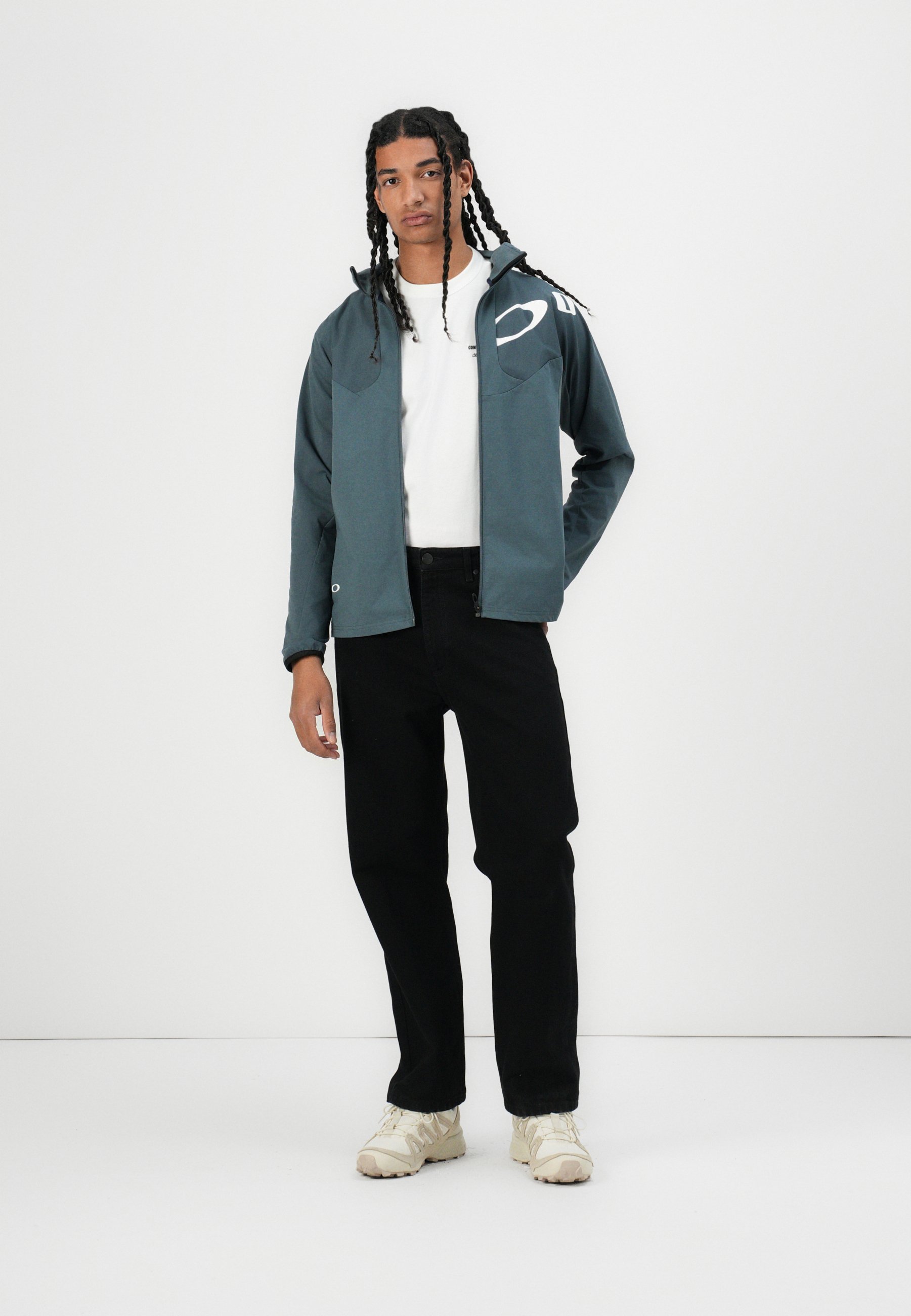 Oakley ENHANCE TECH JACKET - Summer jacket - dark slate/blue-grey