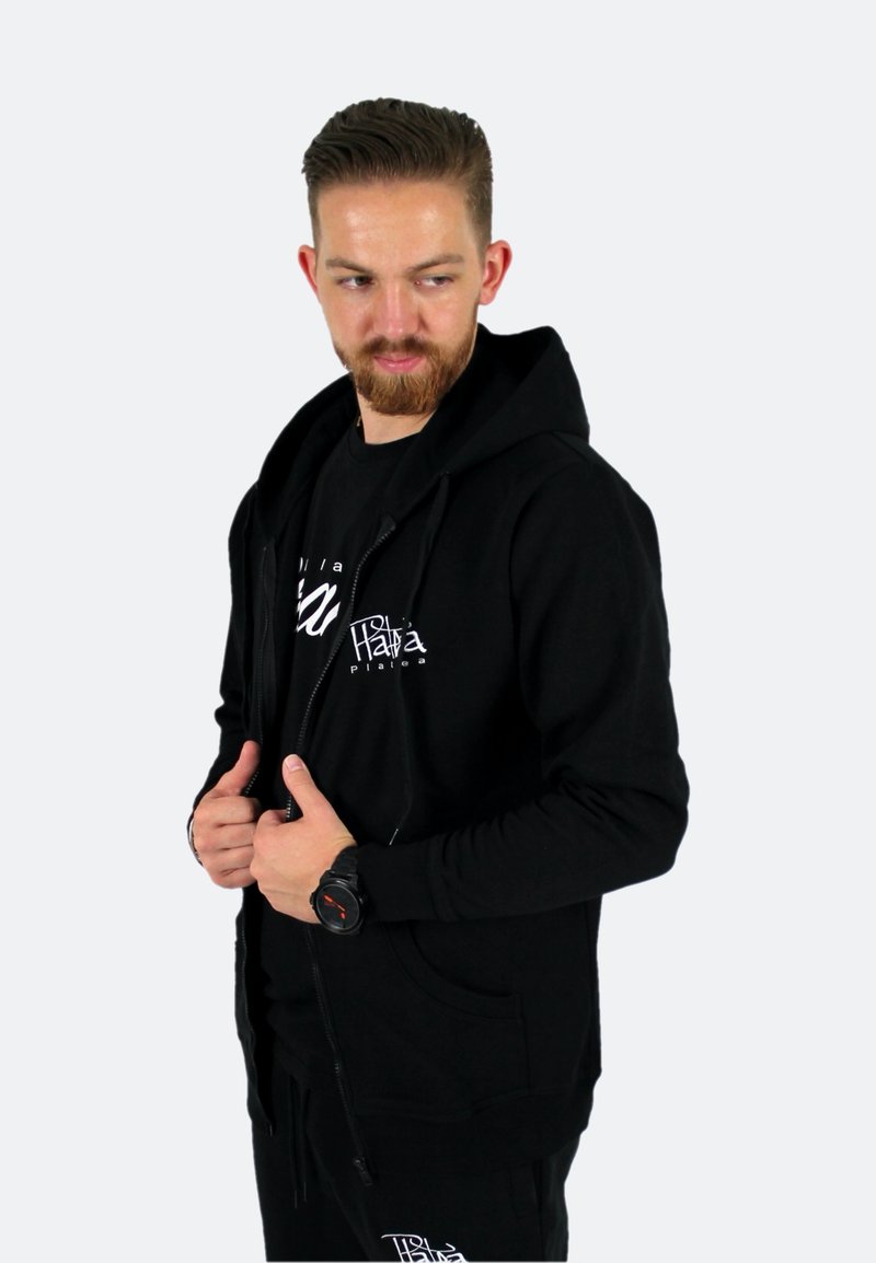 Herren Kapuzenpullover | Platea Sweatjacke schwarz - IZ39379 Herren Kapuzenpullover | Platea Sweatjacke schwarz - IZ39379
