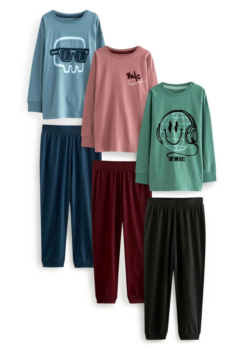 Next 3 PACK SET - Conjunto de pijama - blue green graphic