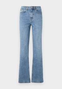 ONLJULIETTE STRAIGHT LEG BOX - Calças de ganga de perna direita - medium blue denim