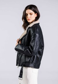 Freaky Nation FIRST ONE-FN - Giacca di pelle - black