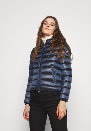 LADIES JACKET MATTE HOOD - Piumino - navy blue dark steel