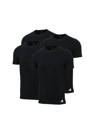 CREW NECK 4ER PACK  - Unterhemd/-shirt - black