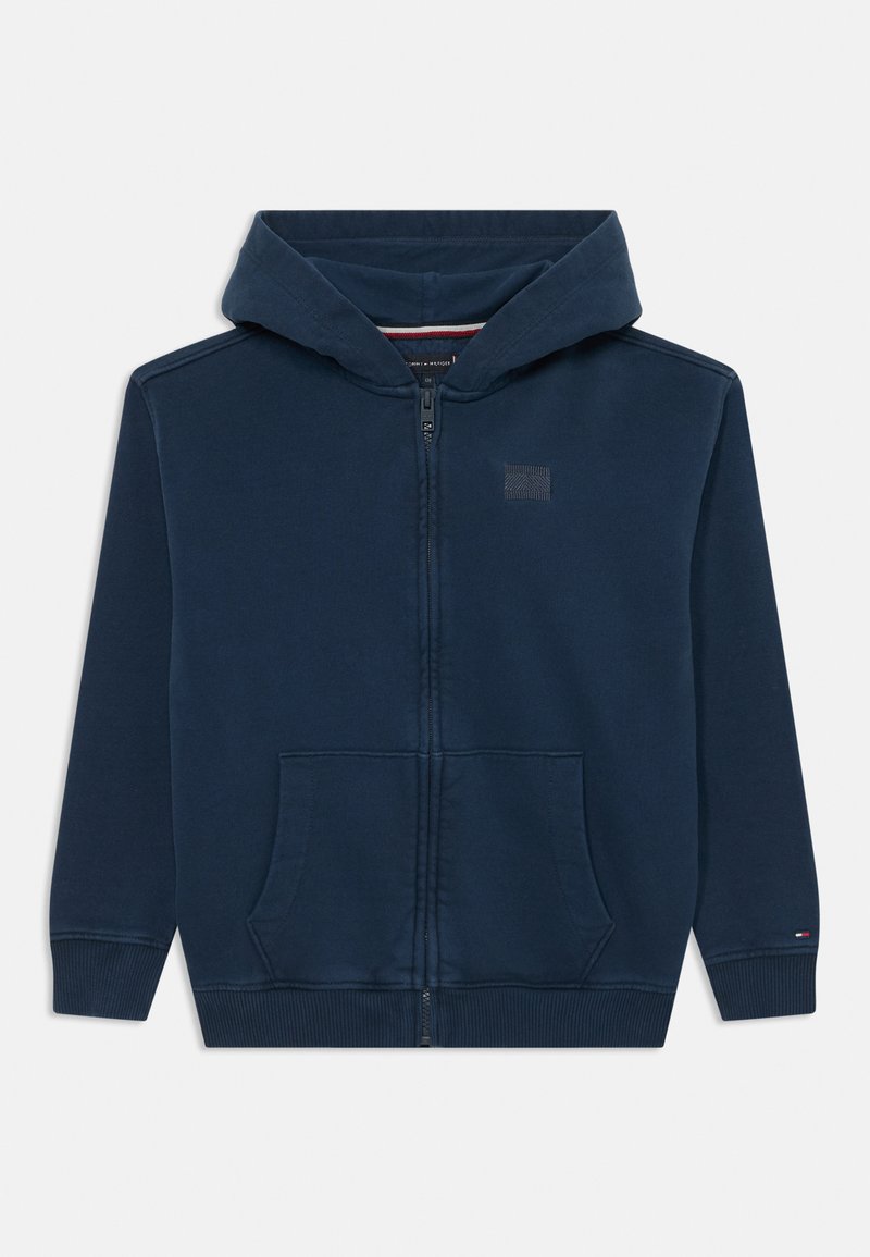 Tommy Hilfiger - TONAL FLAG ZIP HOODIE UNISEX - Sudadera con cremallera - dark night navy, Ampliar