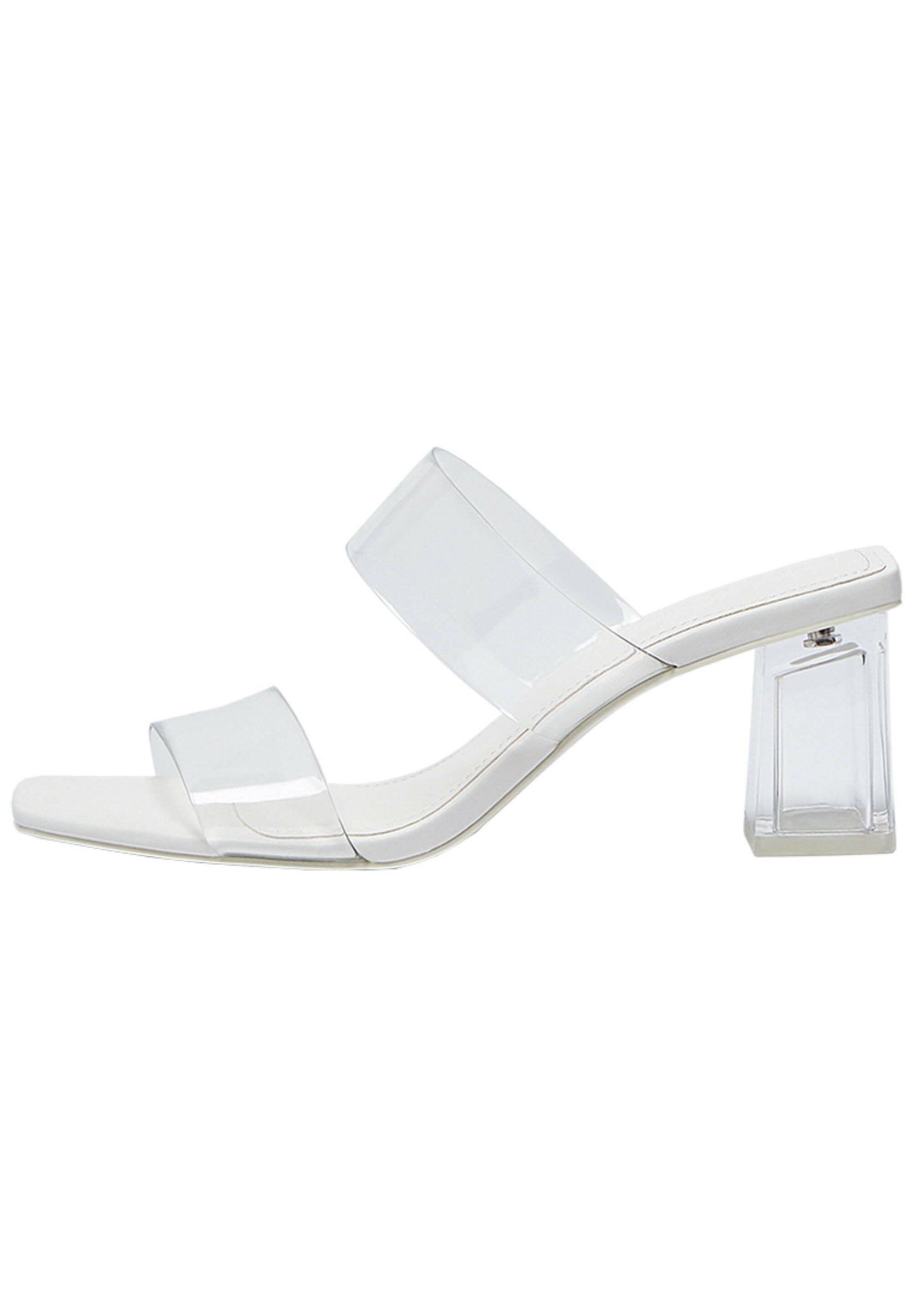 white vinyl heels