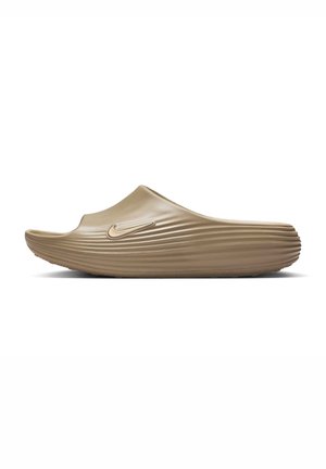 REACTX - Sandalias planas - khaki/khaki-khaki