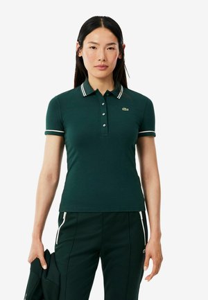 Lacoste, LACOSTE - - Poloshirt - vert blanc rose-wkz