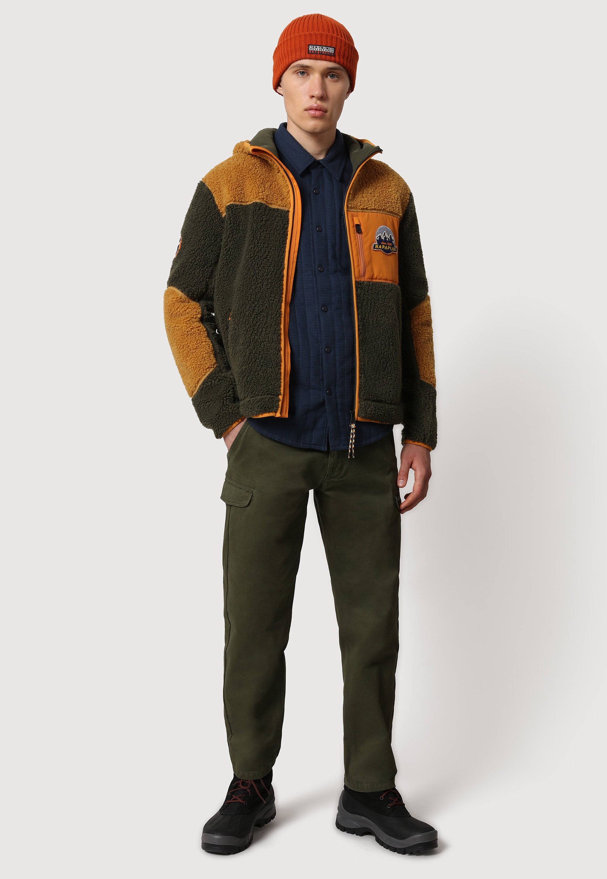 green napapijri jacket