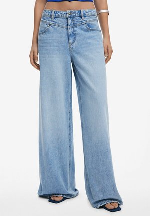 Desigual WIDE LEG JEANS - Flared Jeans - blue