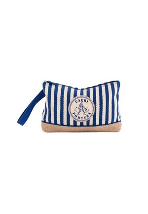 Toilettas - beige navy blue