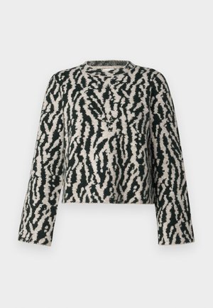 JDY, JDYEVA LIFE PULLOVER - Trui - simply taupe/scarab