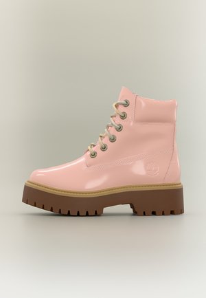 Timberland STONE STREET 6 LACE WATERPROOF BOOT - Μποτάκια - light pink