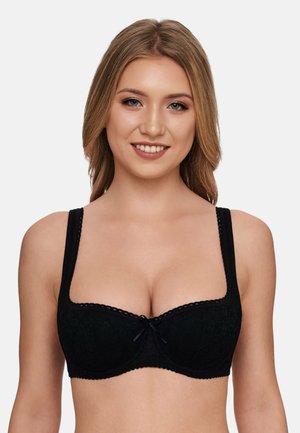 ROSME Lingerie Balconette bh voor dames met gevoerde bandjes, Maat 80C