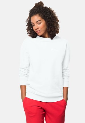 Jack Wolfskin Sweatshirt - white rush