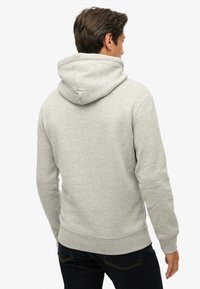 Superdry & Co ESSENTIAL LOGO  - Felpa con cappuccio - athletic grey marl