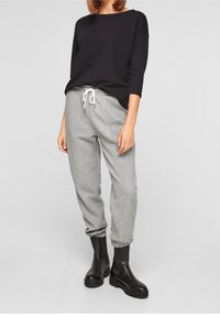 QS Langarmshirt - black