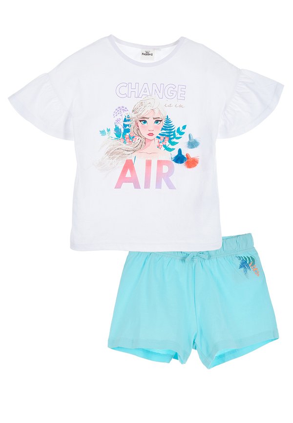 T-SHIRT UND SHORT SET FROZEN            - Kostüm - mehrfarbig